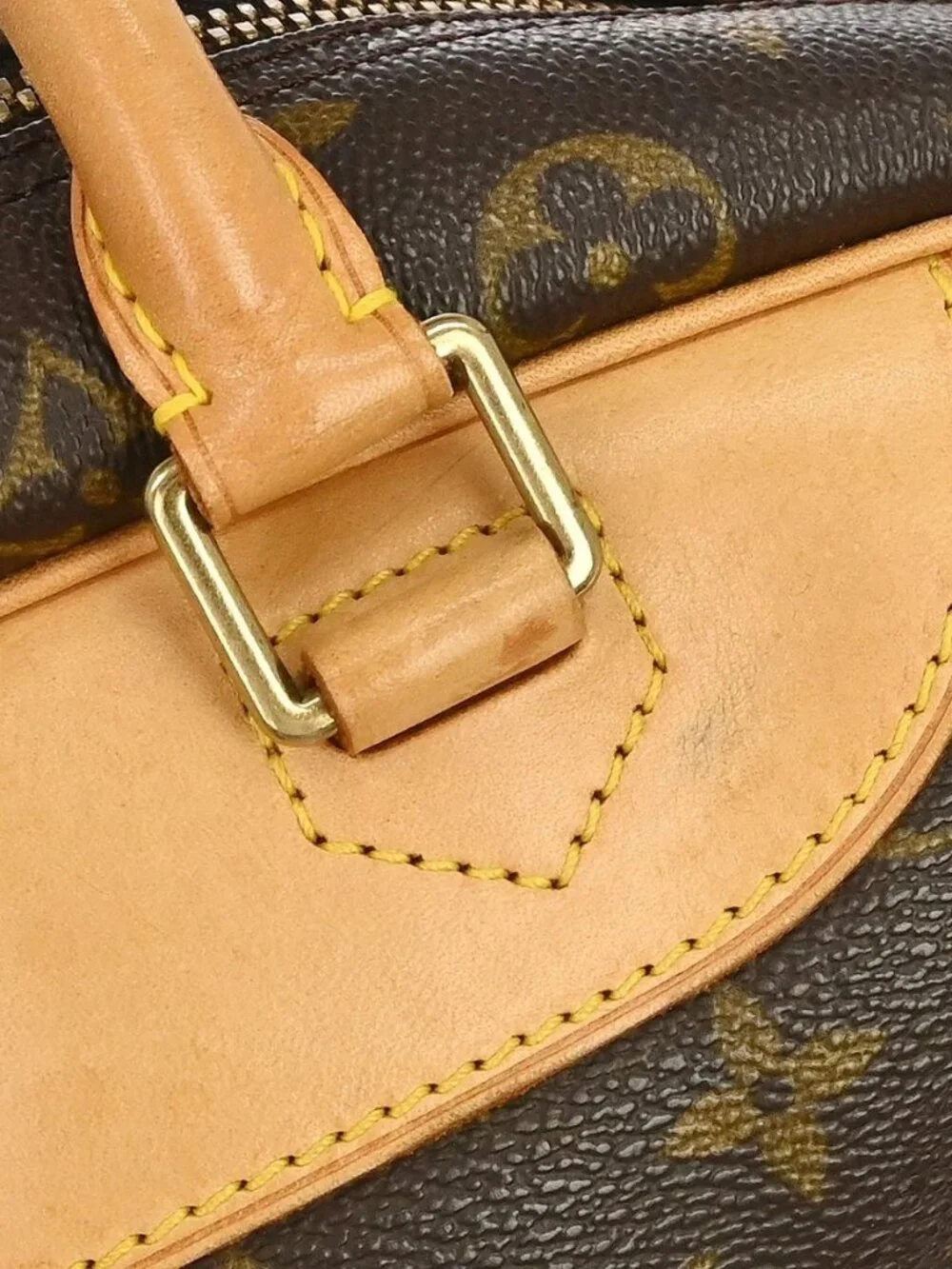 Louis Vuitton Deauville Bowling Vanity Handbag M47270